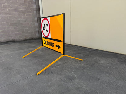 Multi Message Frame Bi Pod Legs - Non Folding - 1 Pair - New Signs