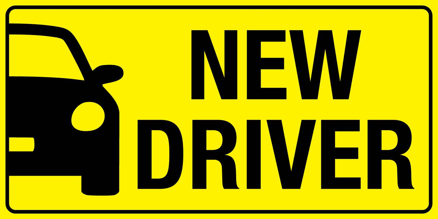 New Driver Magnetic Vehicle Sign - New Signs