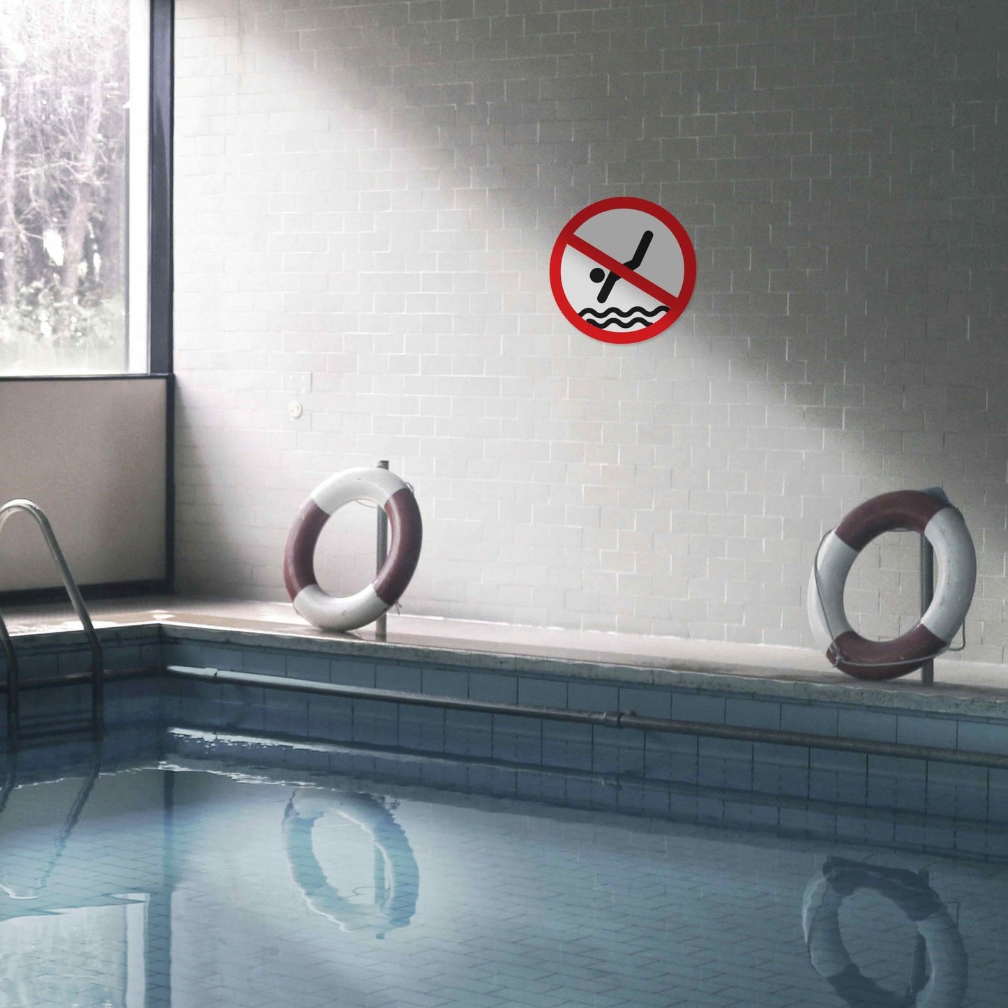 No Diving Decal - New Signs