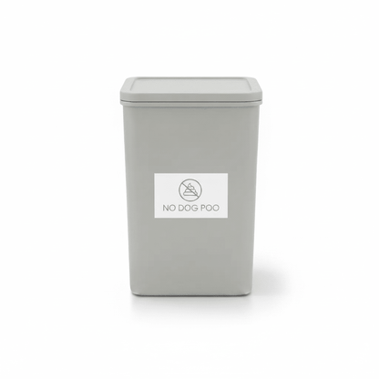 No Dog Poo Ocean Bin Sticker - New Signs