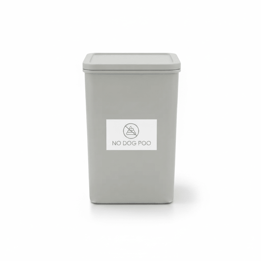 No Dog Poo Ocean Bin Sticker - New Signs