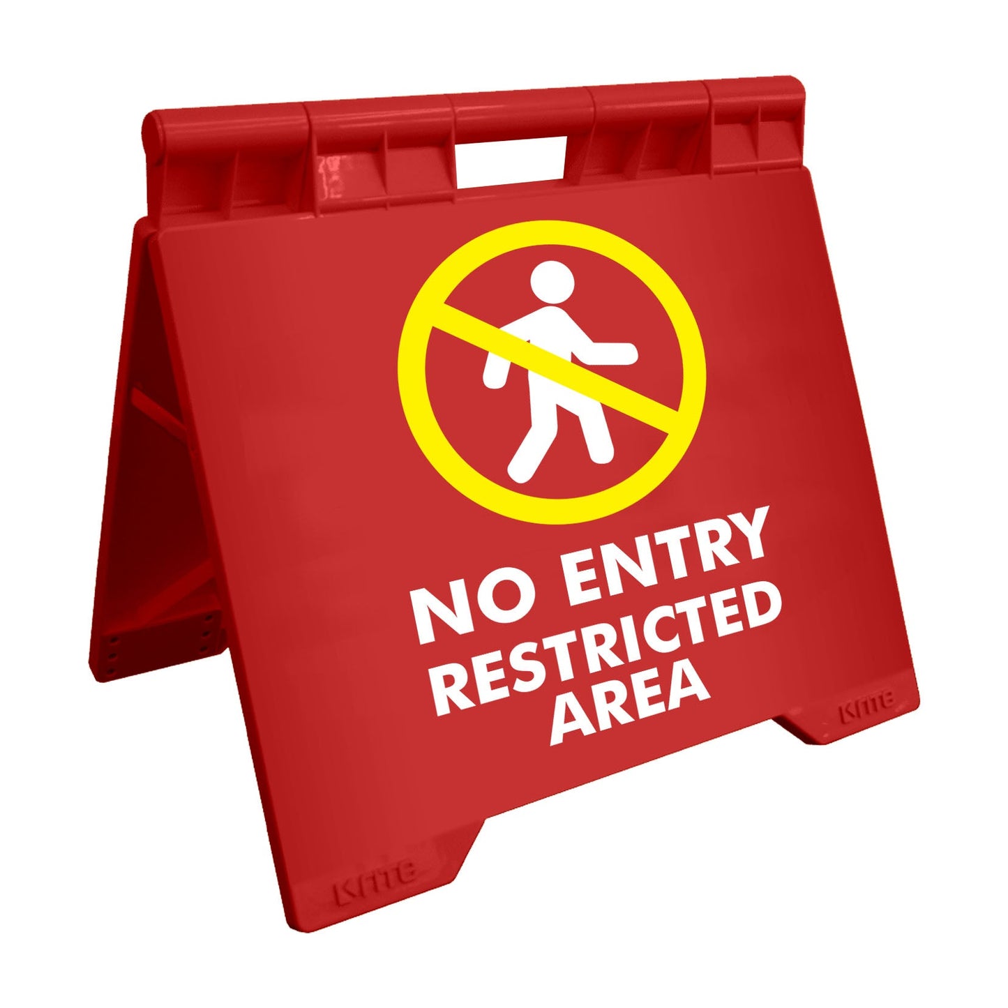No Entry Restricted Area - Evarite A - Frame Sign - New Signs