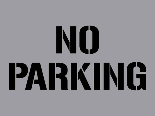 No Parking - Aluminium Composite Stencil - New Signs