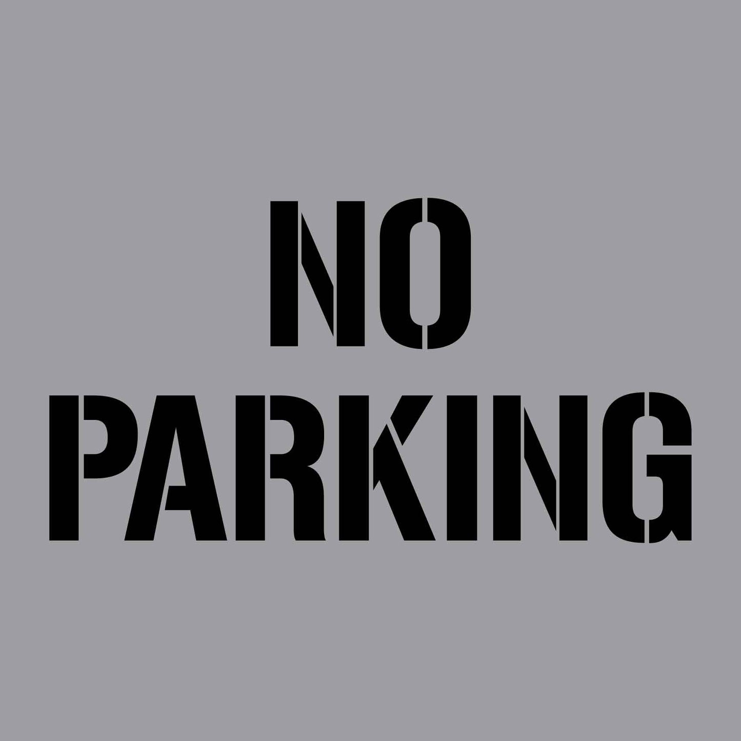 No Parking - Aluminium Composite Stencil - New Signs