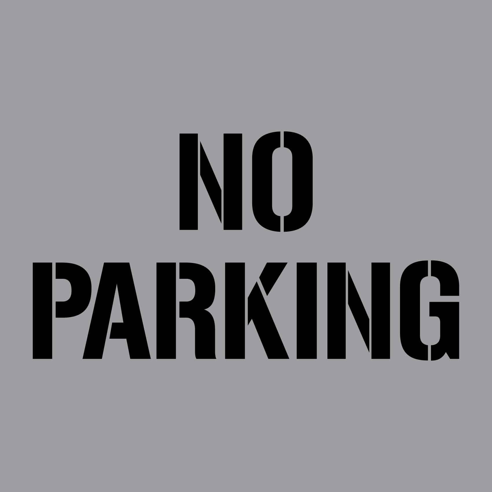 No Parking - Aluminium Composite Stencil - New Signs