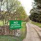 No Parking on Grass Sign - New Signs