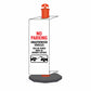 No Parking Unauthorised Vehicles Will Be Towed Away at Owners Expense - Corflute Bollard Traffic Signs - New Signs