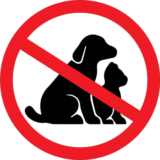 No Pets Decal - New Signs