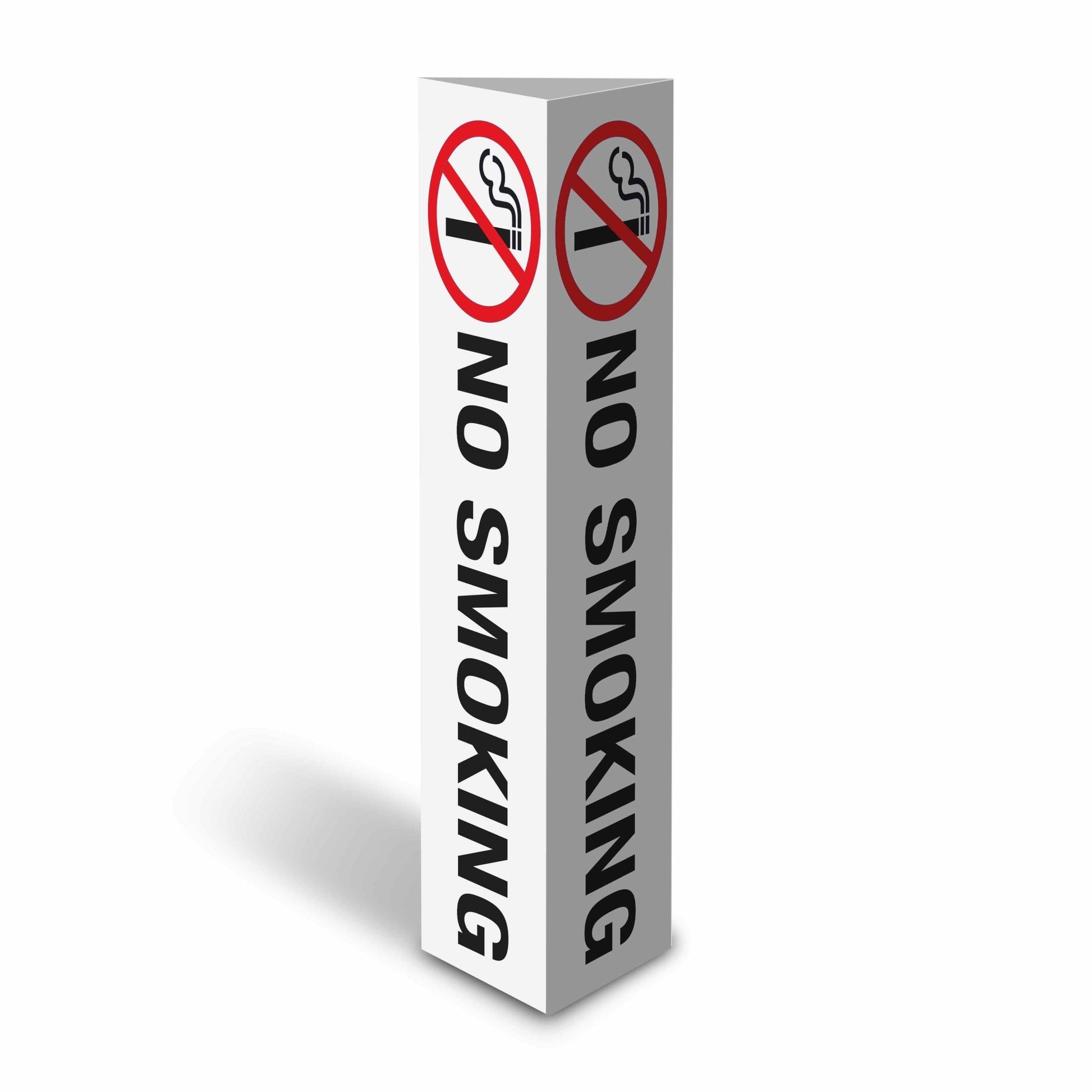 No Smoking - Corflute Bollard Cover - New Signs