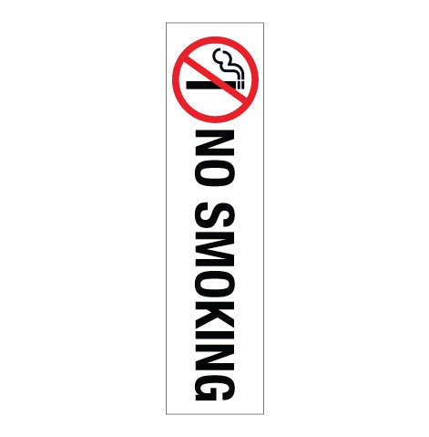 No Smoking - Corflute Bollard Cover - New Signs
