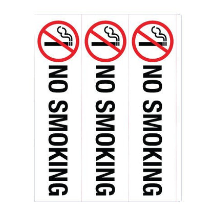 No Smoking - Corflute Bollard Cover - New Signs