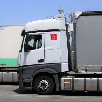 No Smoking In This Vehicle Magnetic Vehicle Sign - New Signs