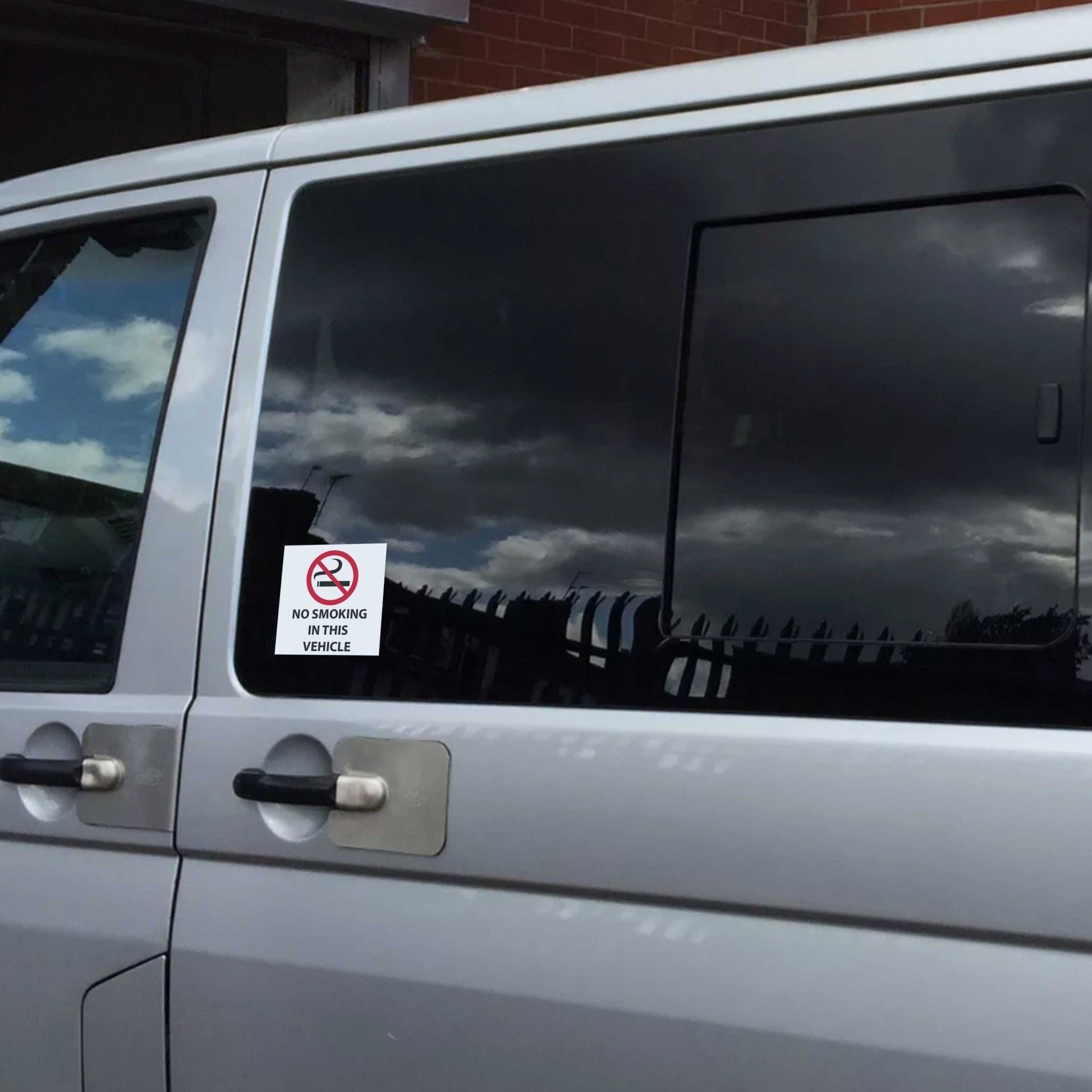 No Smoking In This Vehicle - Vehicle Sticker - New Signs