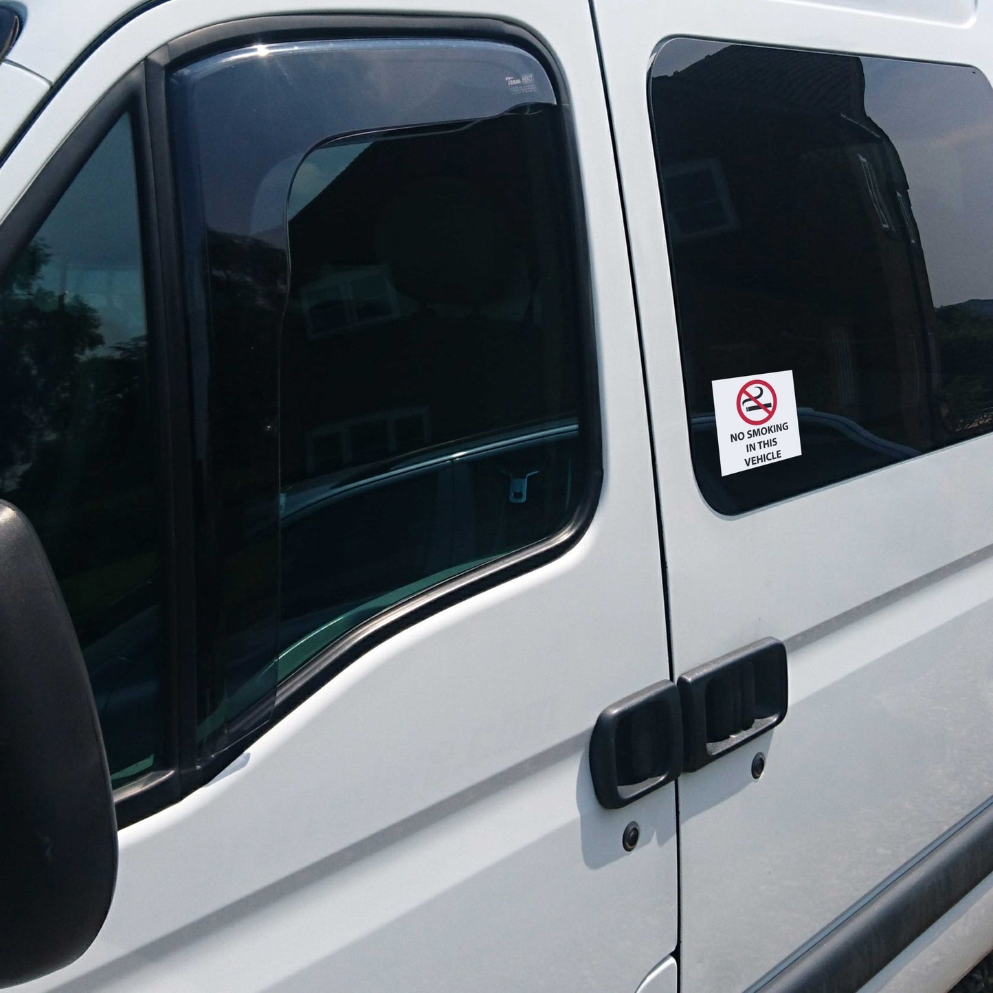 No Smoking In This Vehicle - Vehicle Sticker - New Signs