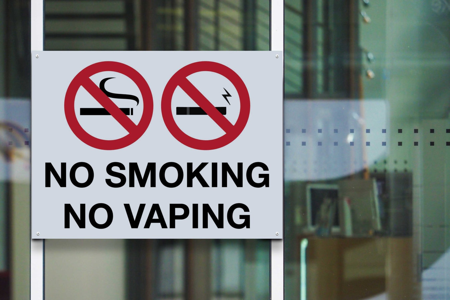 No Smoking No Vaping Sign - New Signs