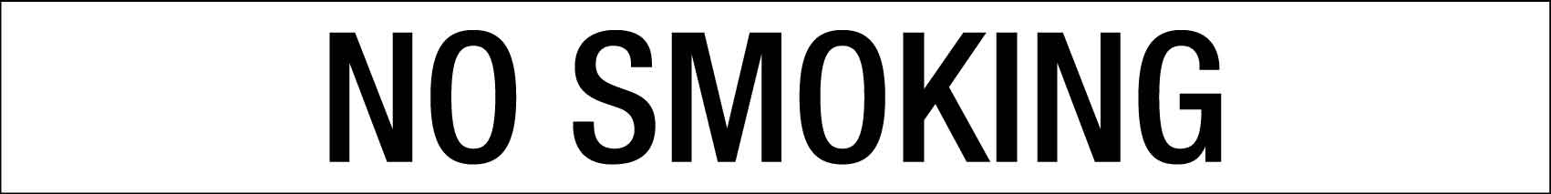 No Smoking - Statutory Sign - New Signs