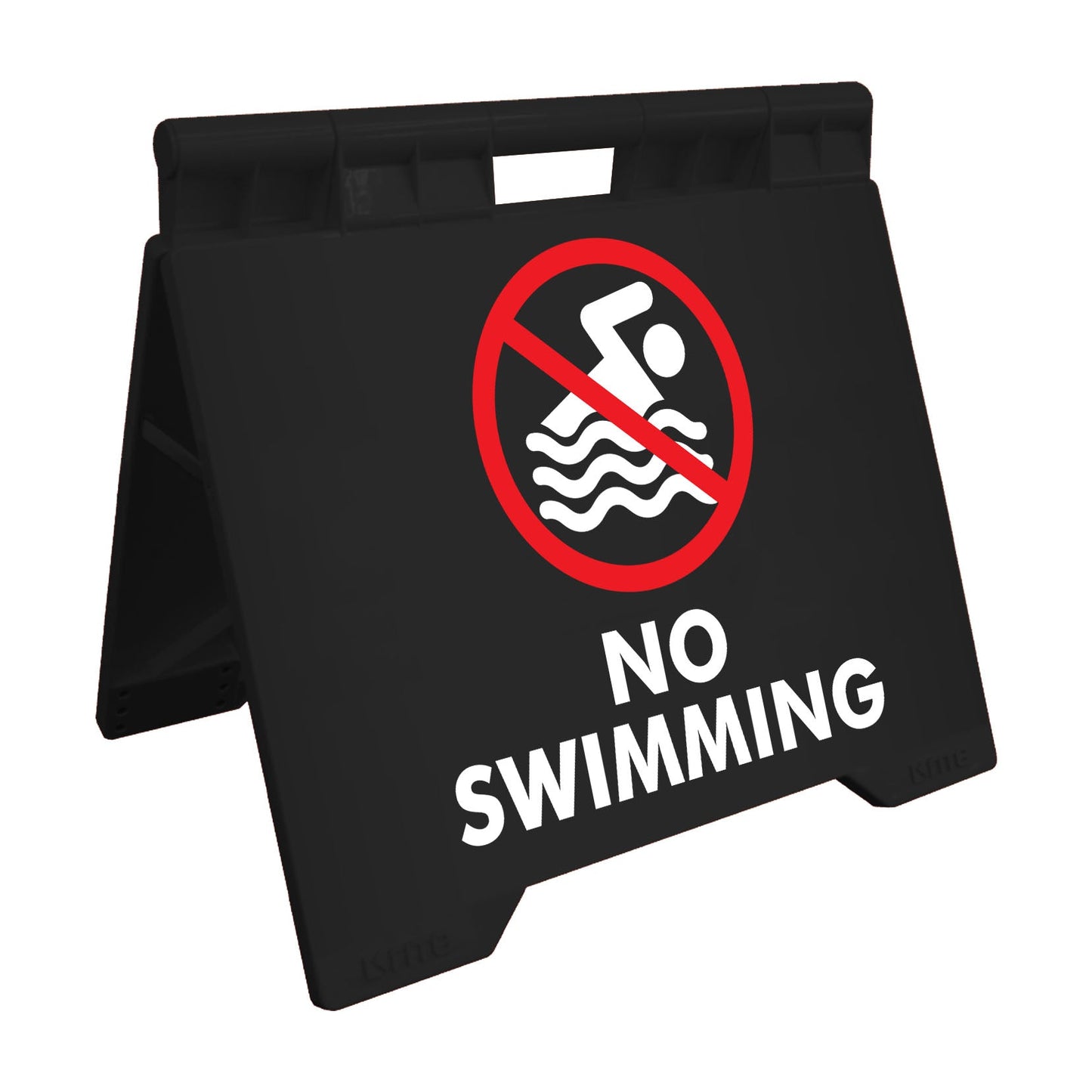 No Swimming - Evarite A - Frame Sign - New Signs