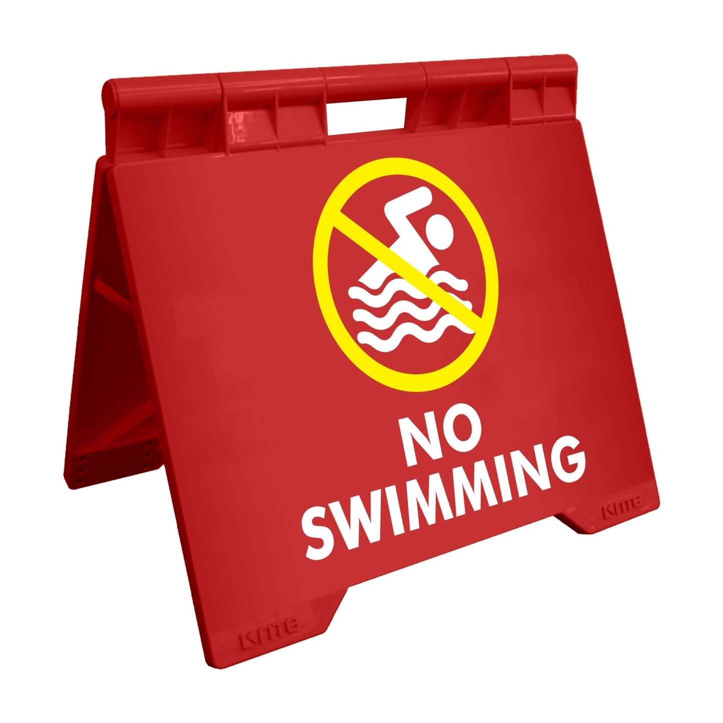 No Swimming - Evarite A - Frame Sign - New Signs
