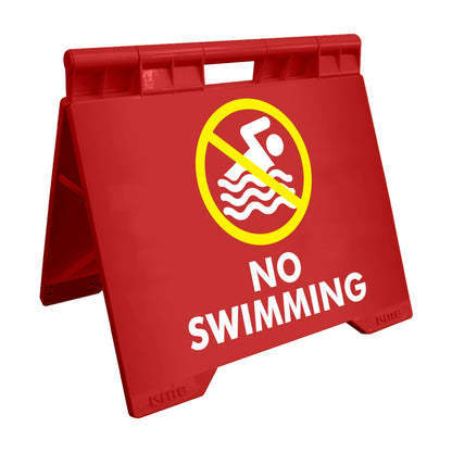 No Swimming - Evarite A - Frame Sign - New Signs