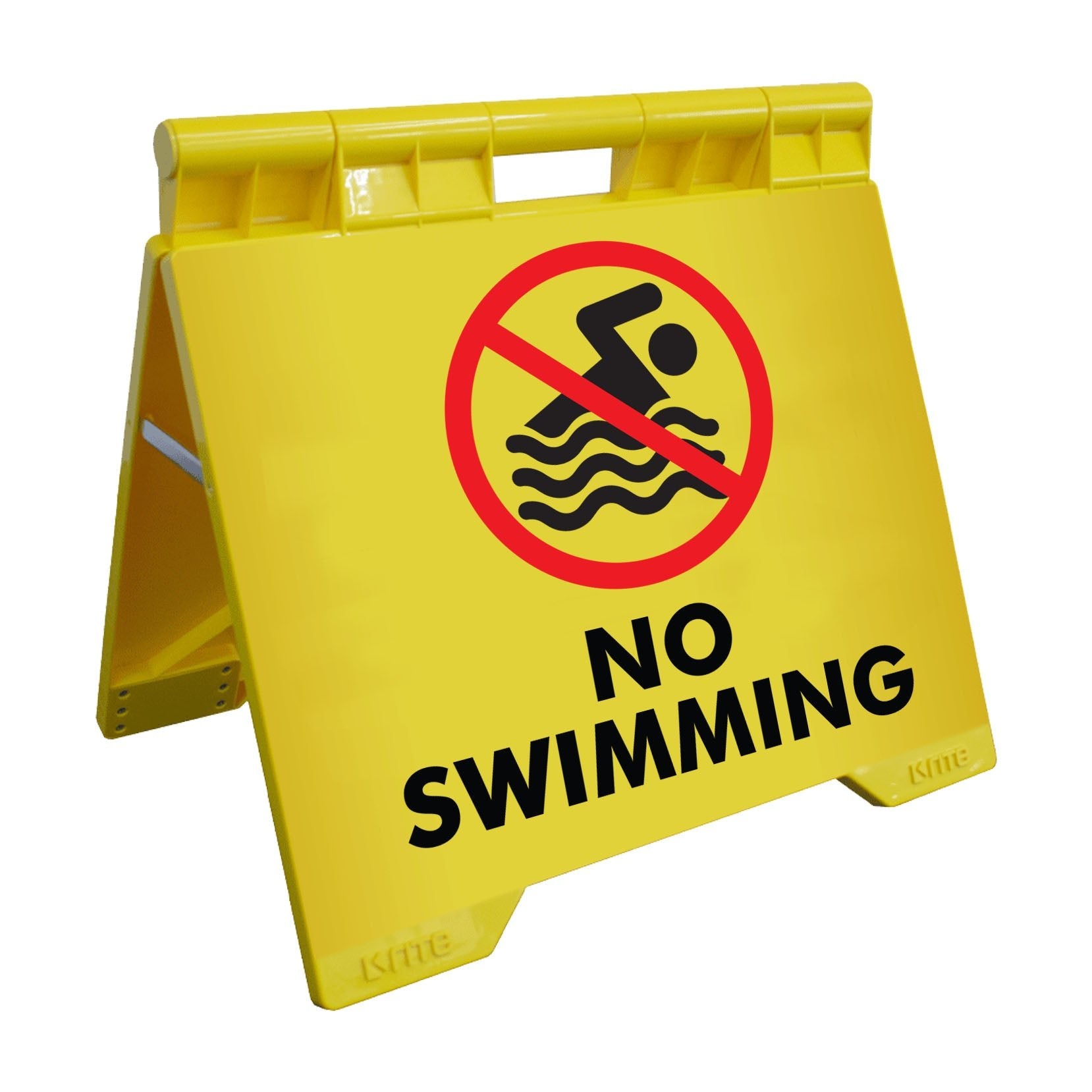 No Swimming - Evarite A - Frame Sign - New Signs