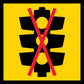 No Traffic Lights Symbol Multi Message Traffic Sign - New Signs