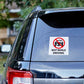 Not While Driving Vehicle Sticker - New Signs