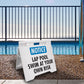 Notice Lap Pool - Evarite A - Frame Sign - New Signs