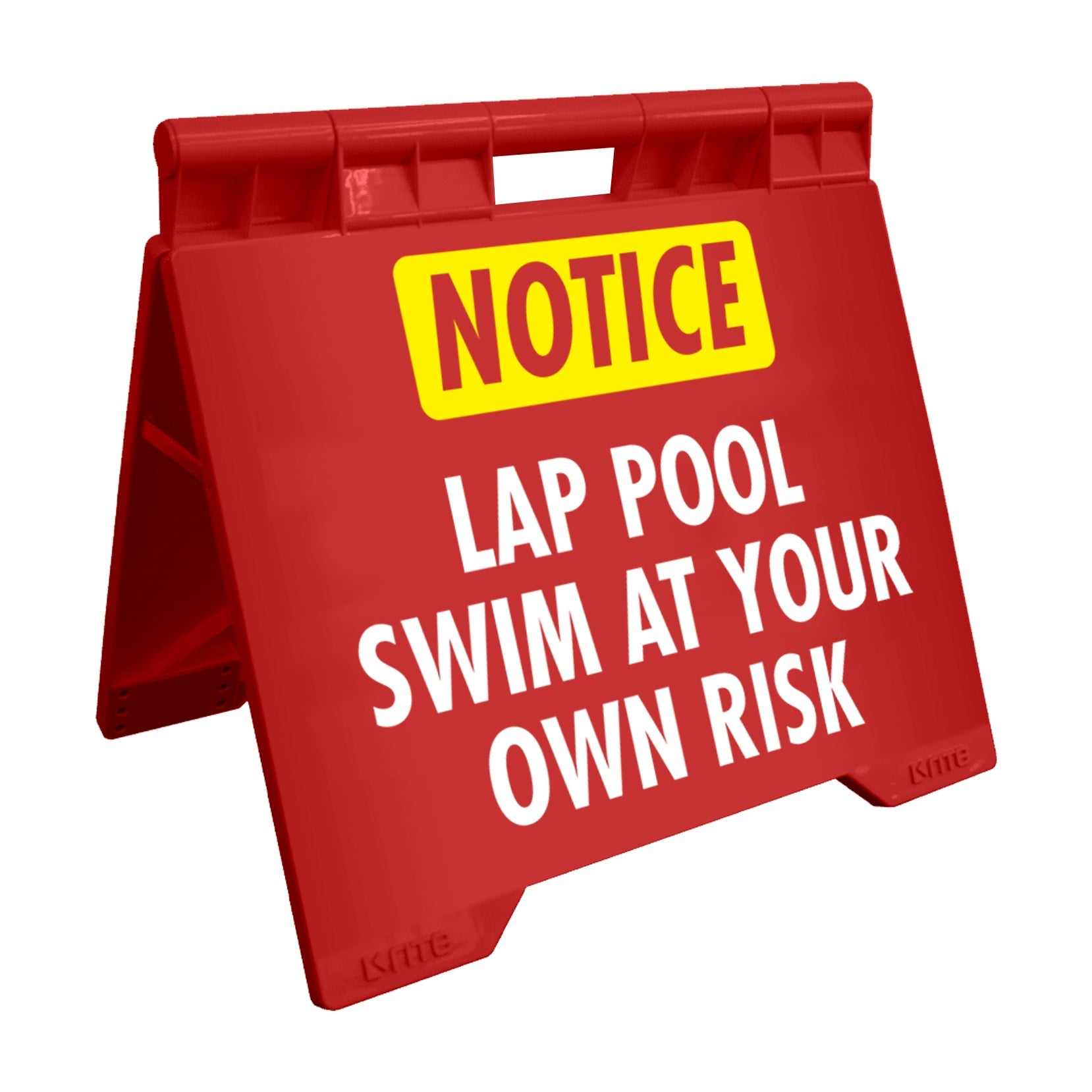 Notice Lap Pool - Evarite A - Frame Sign - New Signs