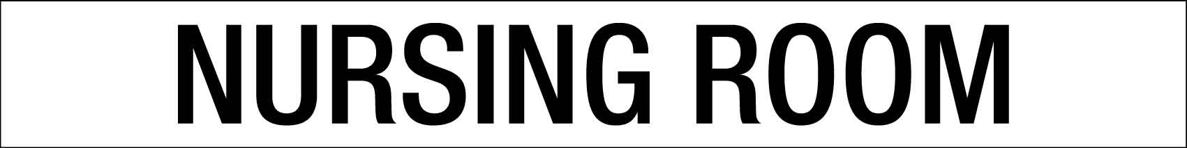 Nursing Room - Statutory Sign - New Signs