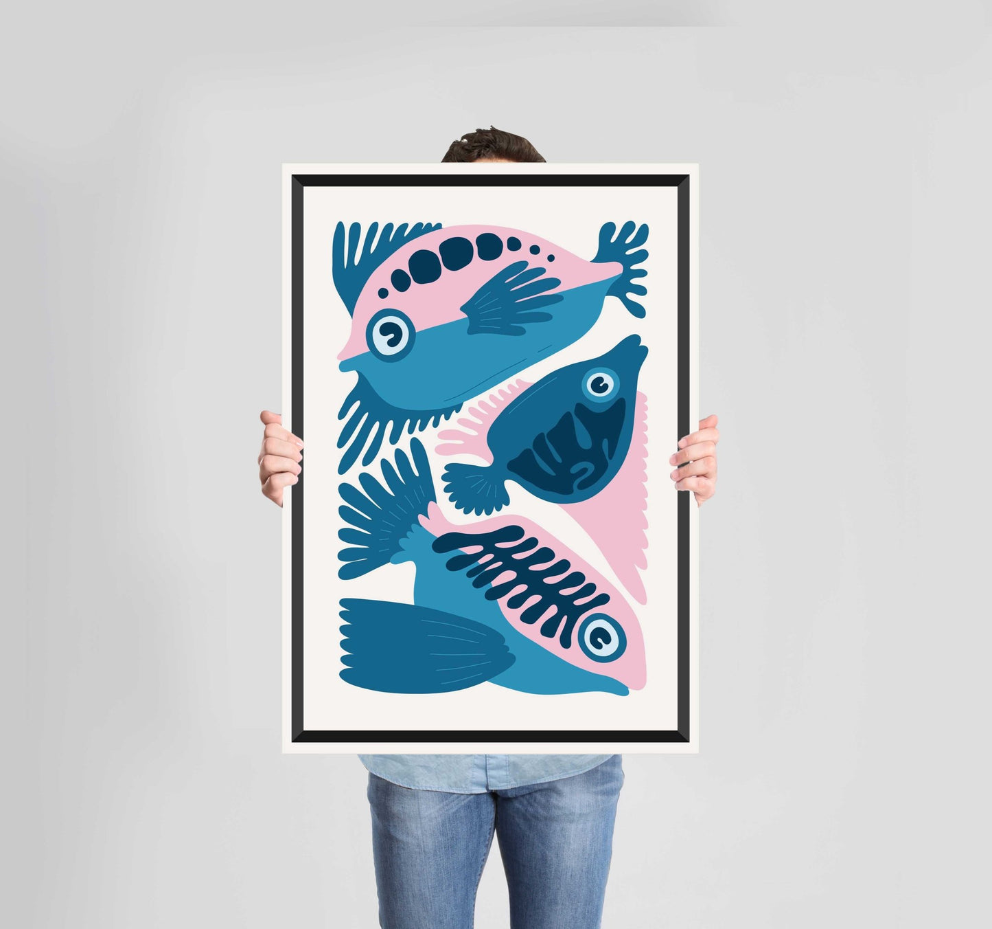 Ocean Creatures Fish Poster Wall Art Prints - New Signs