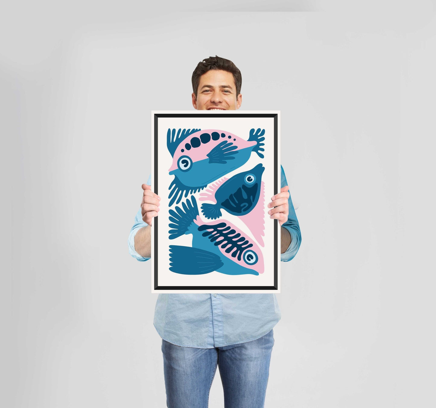 Ocean Creatures Fish Poster Wall Art Prints - New Signs
