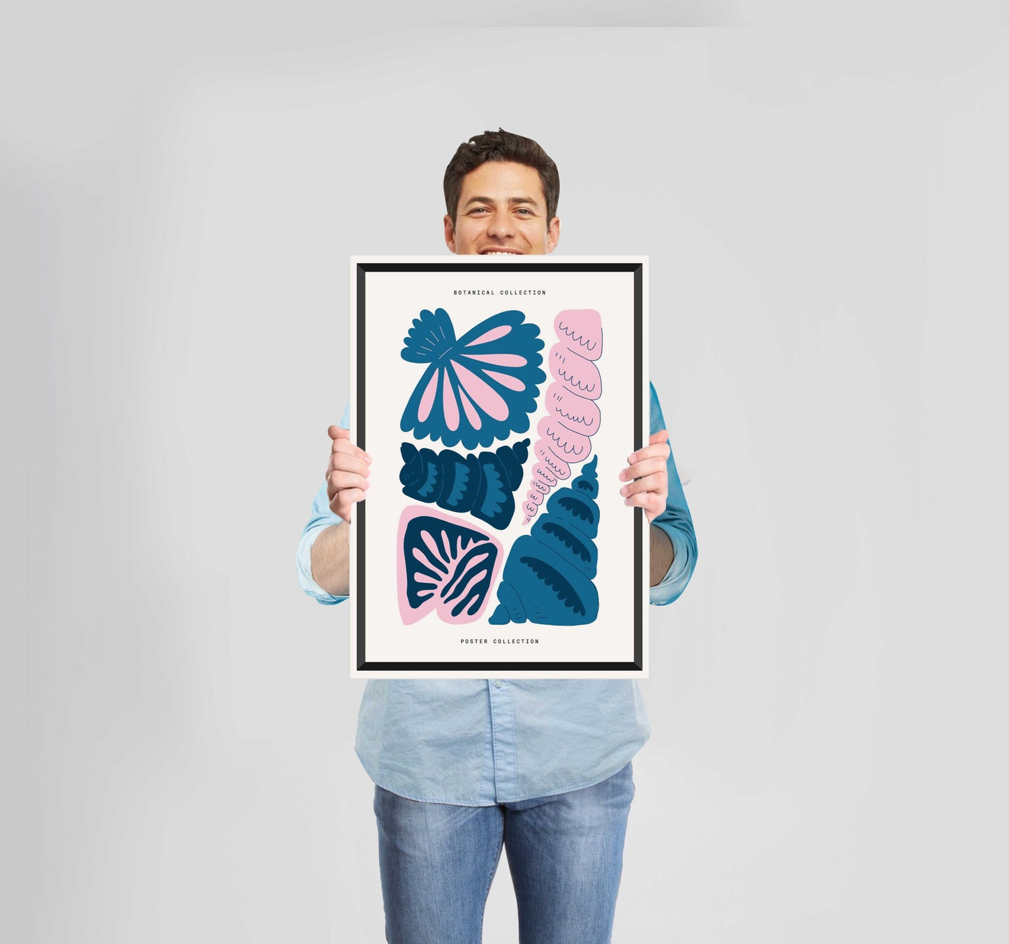 Ocean Creatures Shell Poster Wall Art Prints - New Signs