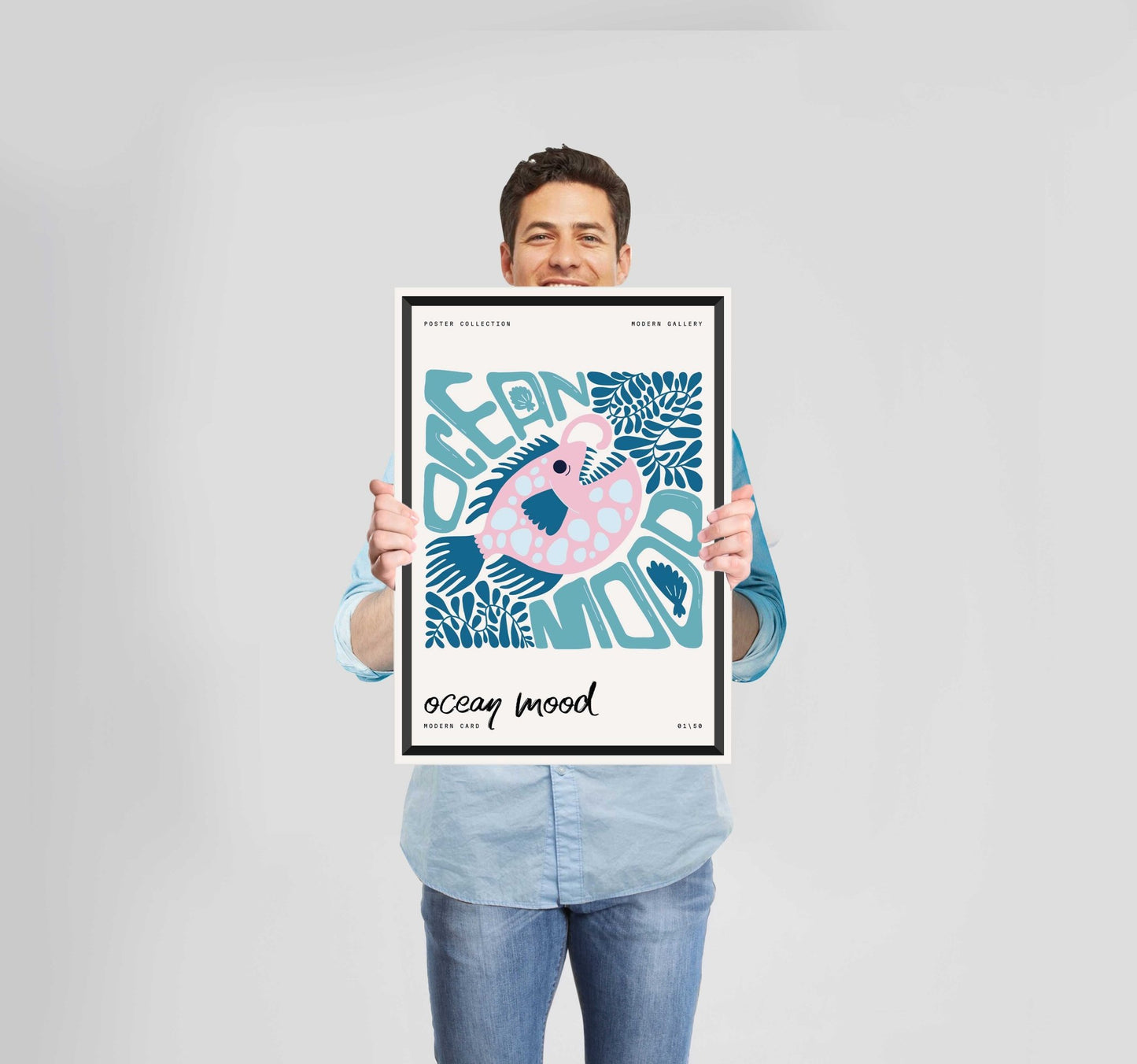 Ocean Mood 2 Fish Poster Wall Art Prints - New Signs
