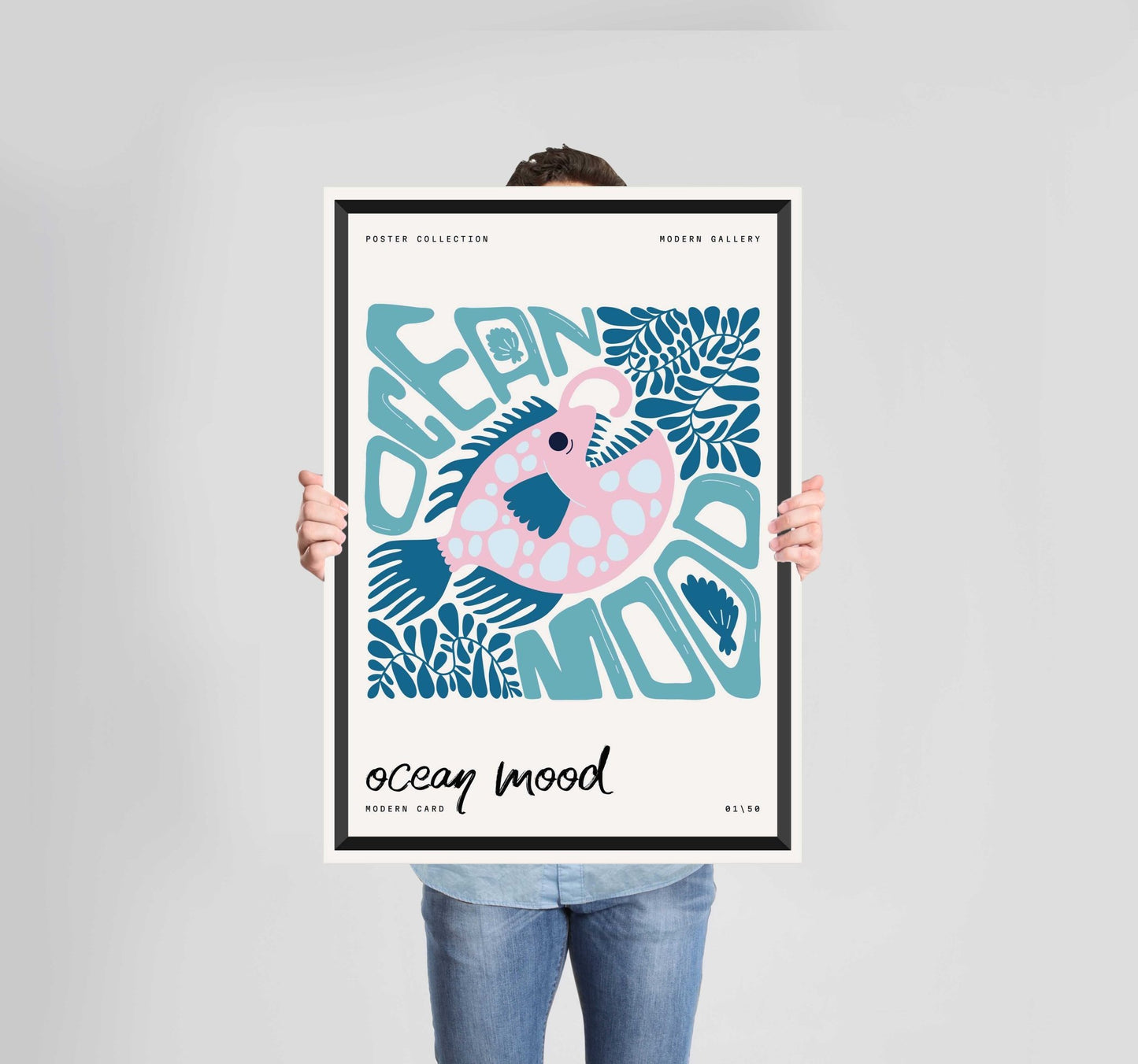 Ocean Mood 2 Fish Poster Wall Art Prints - New Signs