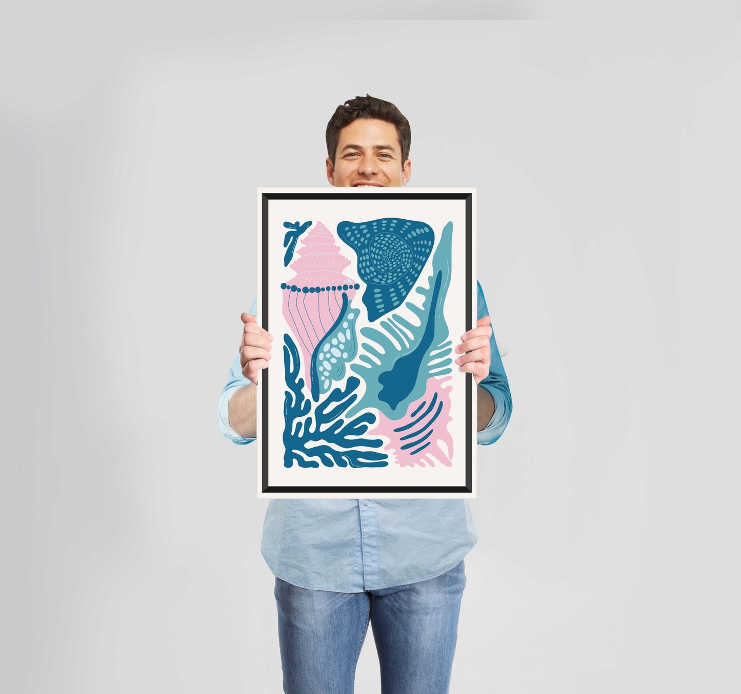 Ocean Mood Coral Shells Poster Wall Art Prints - New Signs