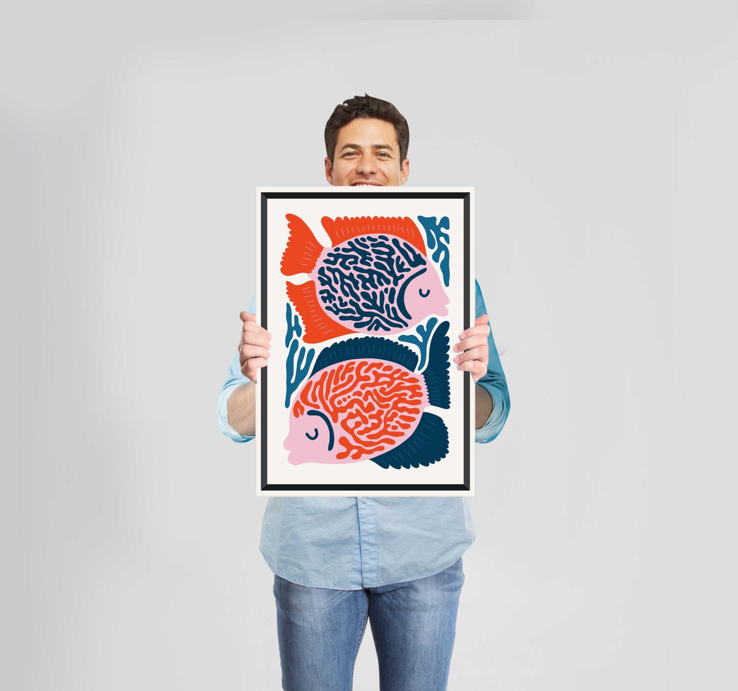 Ocean Mood Fish Poster Wall Art Prints - New Signs