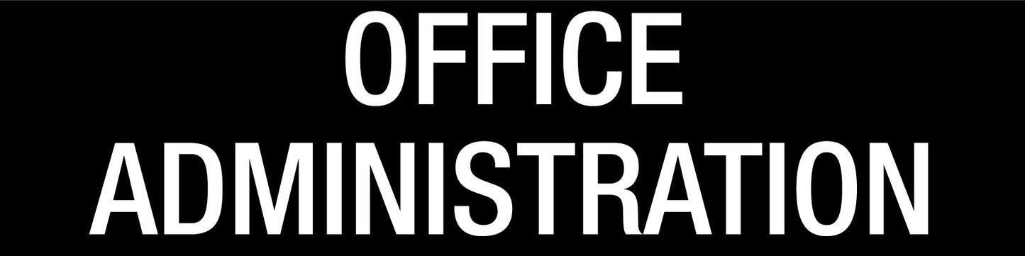 Office Administration - Statutory Sign - New Signs