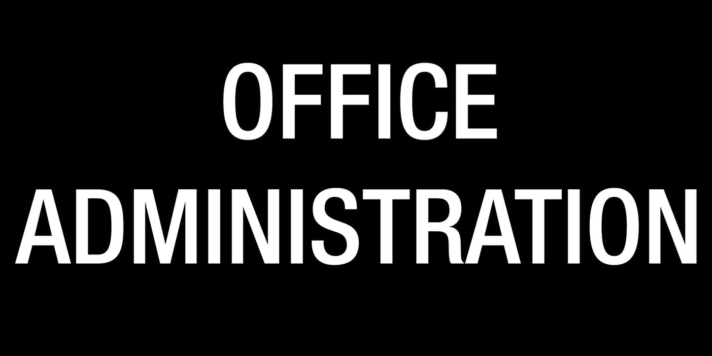 Office Administration - Statutory Sign - New Signs