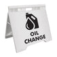 Oil Change - Evarite A - Frame Sign - New Signs