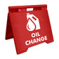 Oil Change - Evarite A - Frame Sign - New Signs