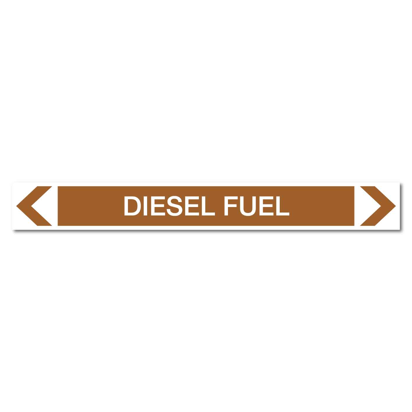 Oils - Diesel Fuel - Pipe Marker Sticker - New Signs