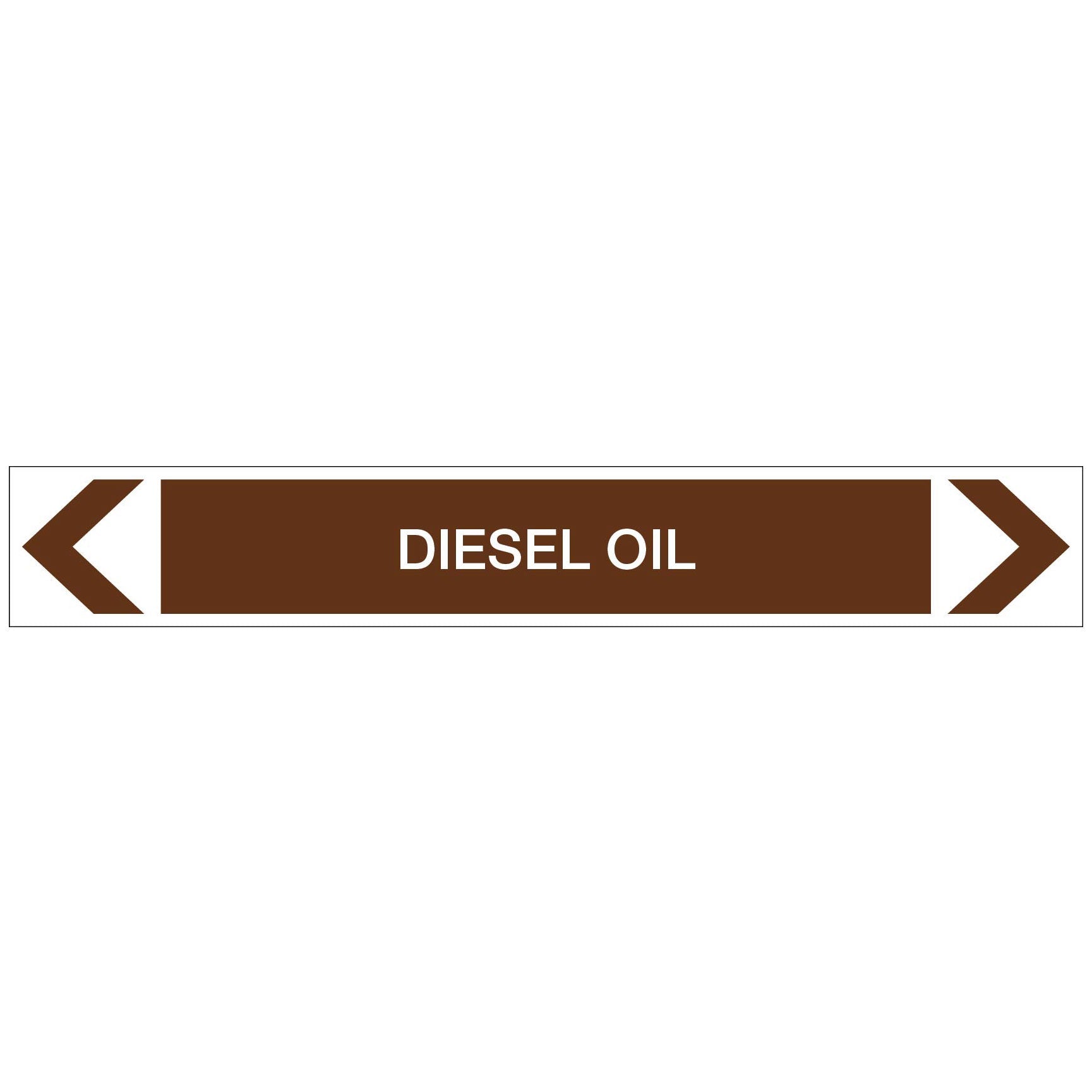 Oils - Diesel Oil - Pipe Marker Sticker - New Signs