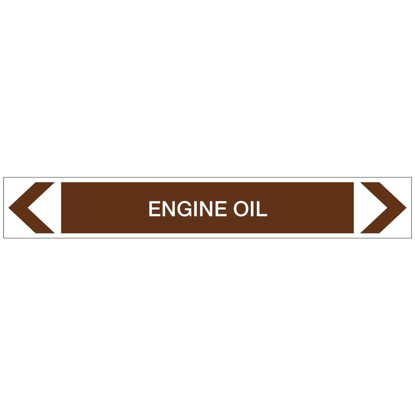 Oils - Engine Oil - Pipe Marker Sticker - New Signs