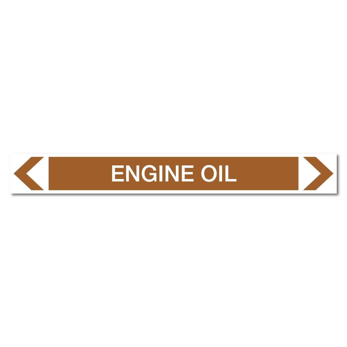 Oils - Engine Oil - Pipe Marker Sticker - New Signs