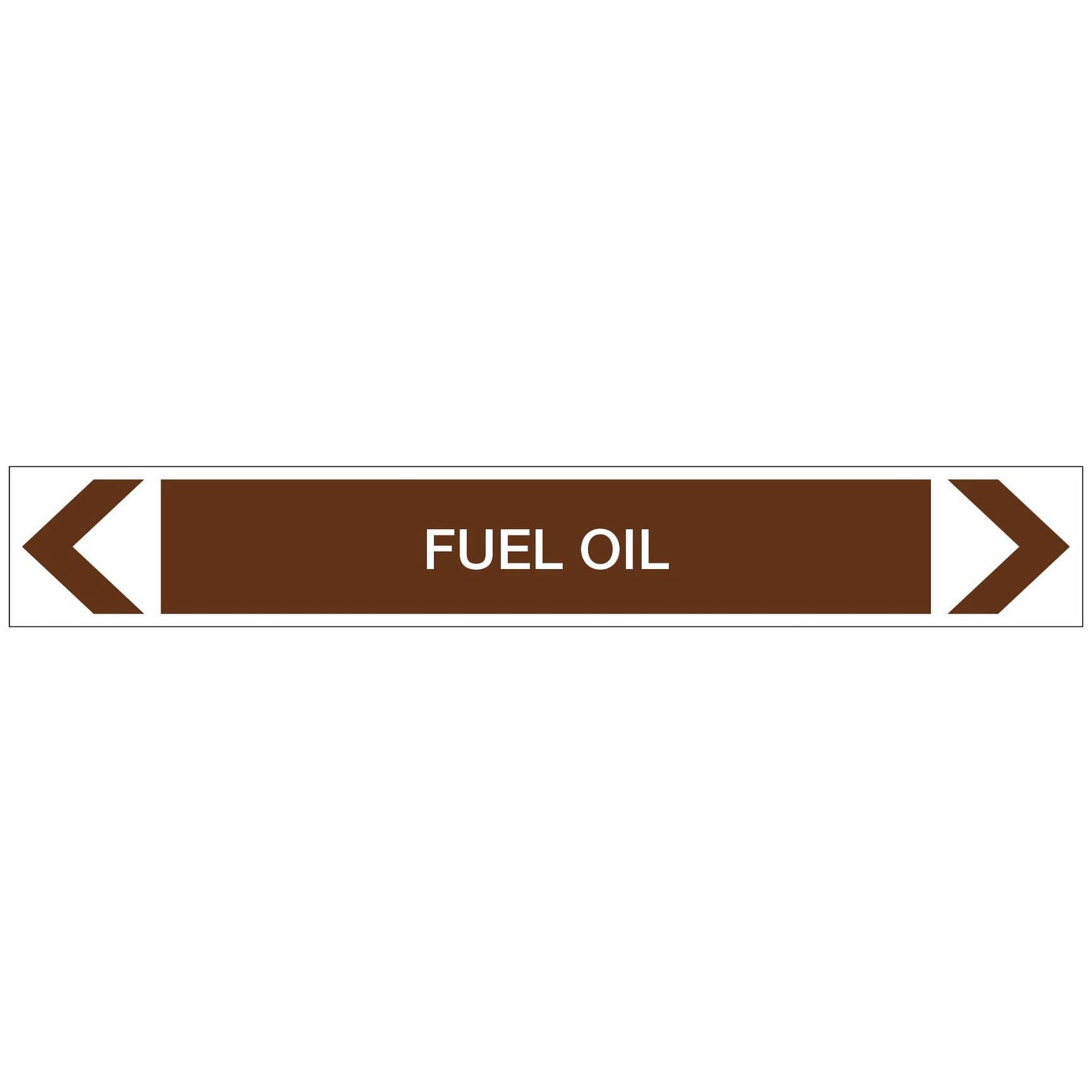 Oils - Fuel Oil - Pipe Marker Sticker - New Signs