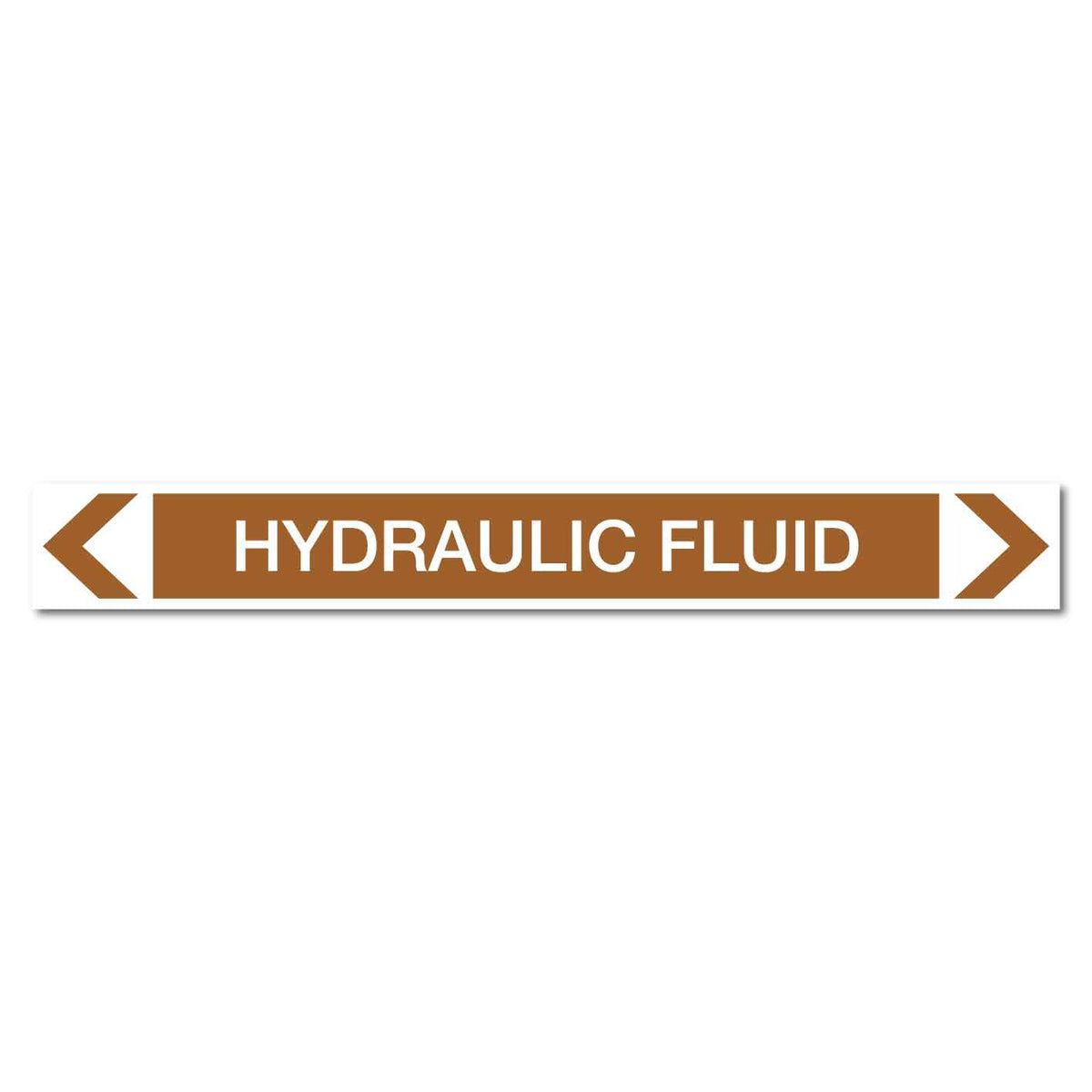 Oils - Hydraulic Fluid - Pipe Marker Sticker - New Signs