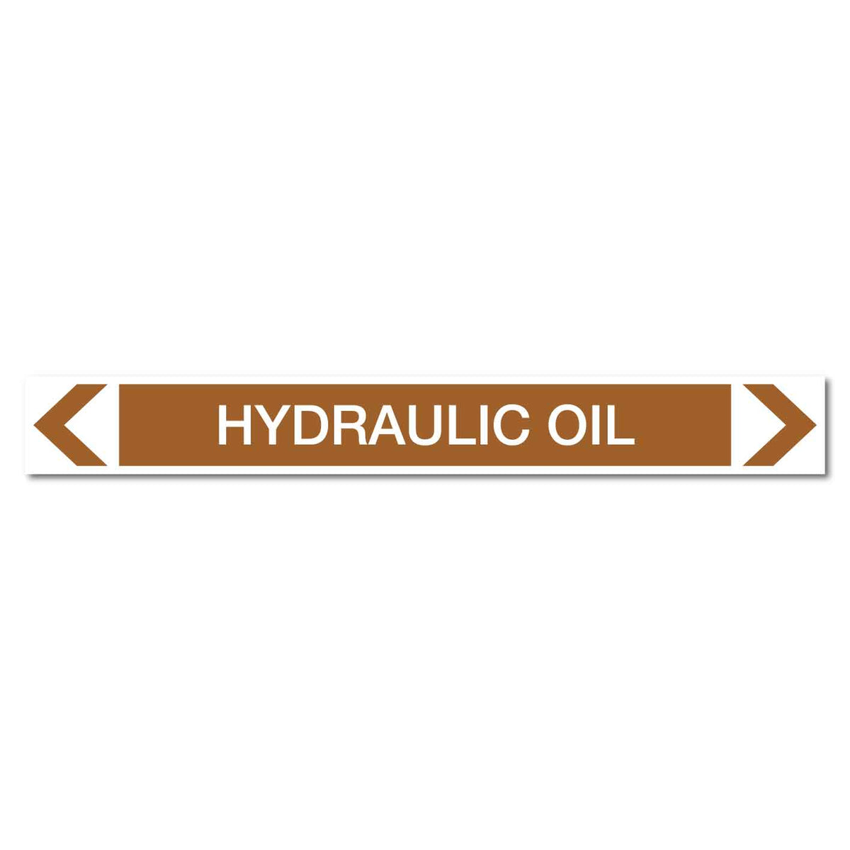Oils - Hydraulic Oil - Pipe Marker Sticker - New Signs