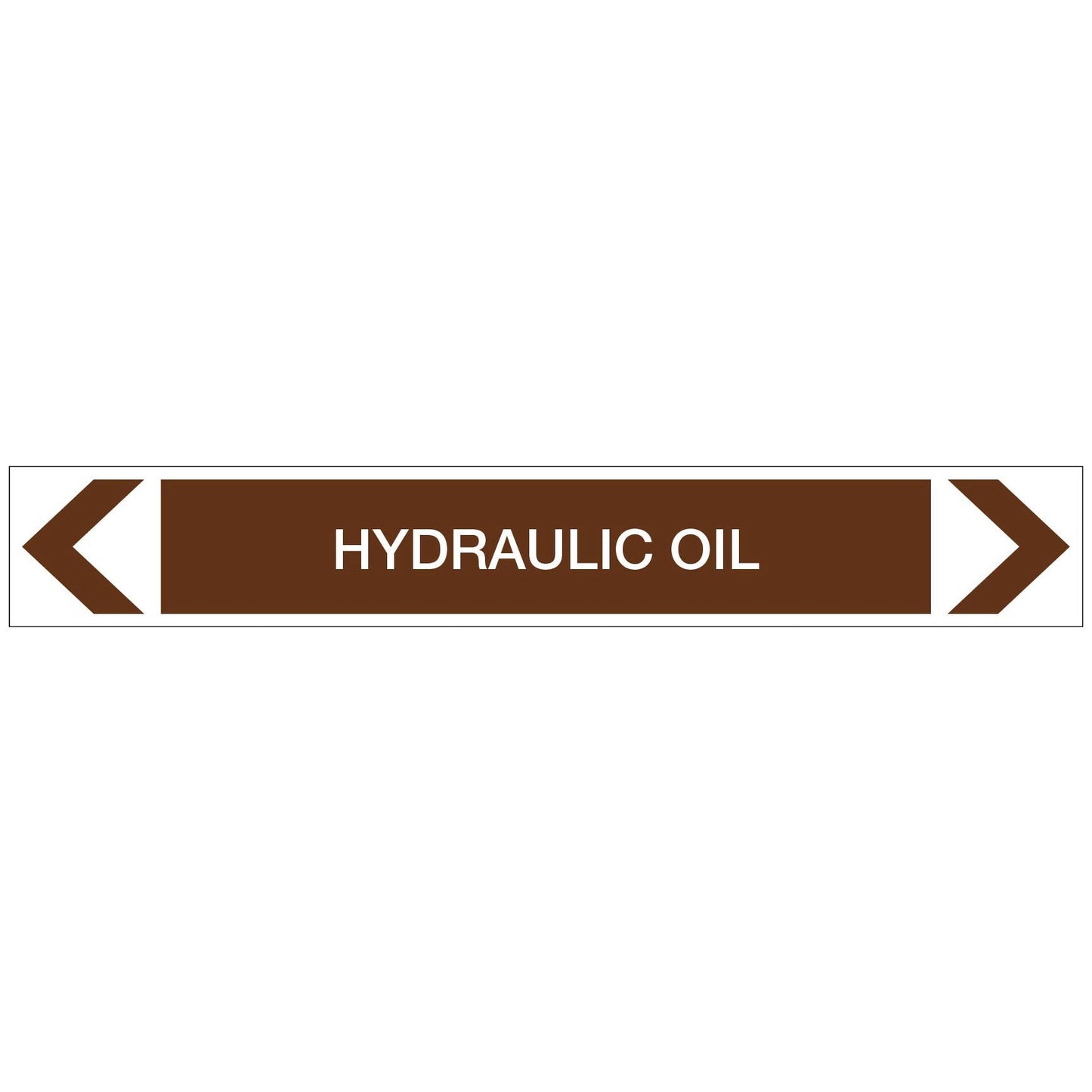 Oils - Hydraulic Oil - Pipe Marker Sticker - New Signs