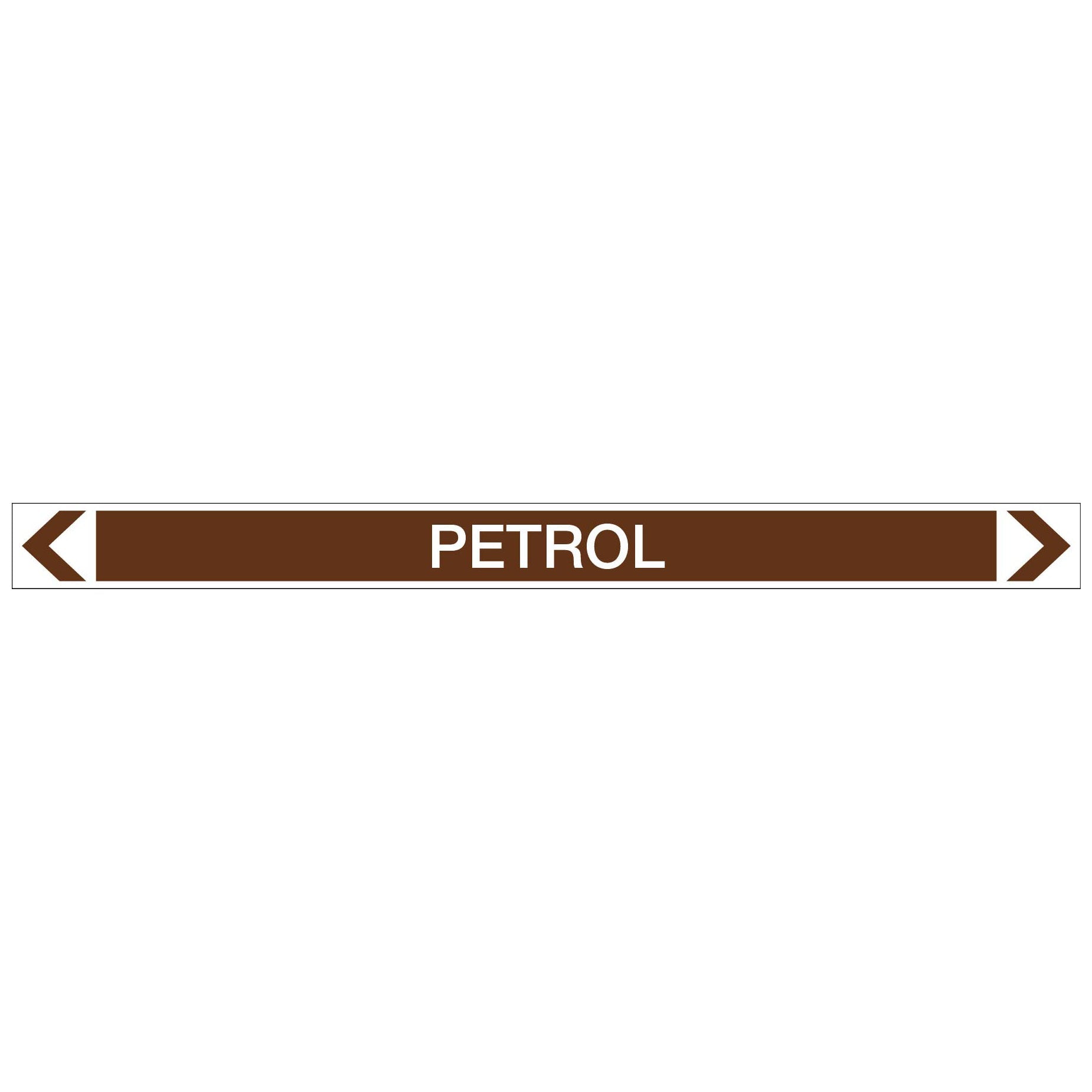 Oils - Petrol - Pipe Marker Sticker - New Signs