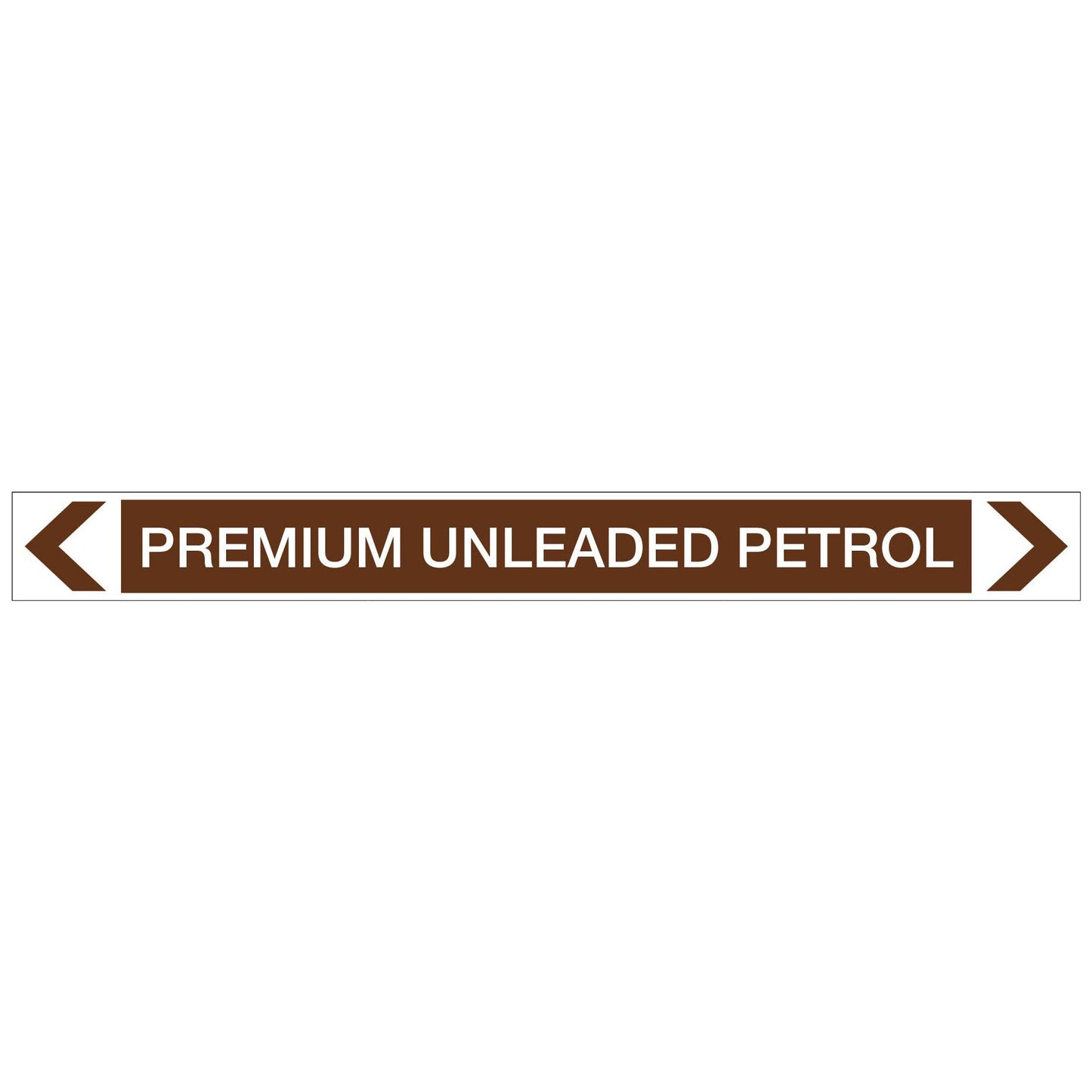 Oils - Premium Unleaded Petrol - Pipe Marker Sticker - New Signs
